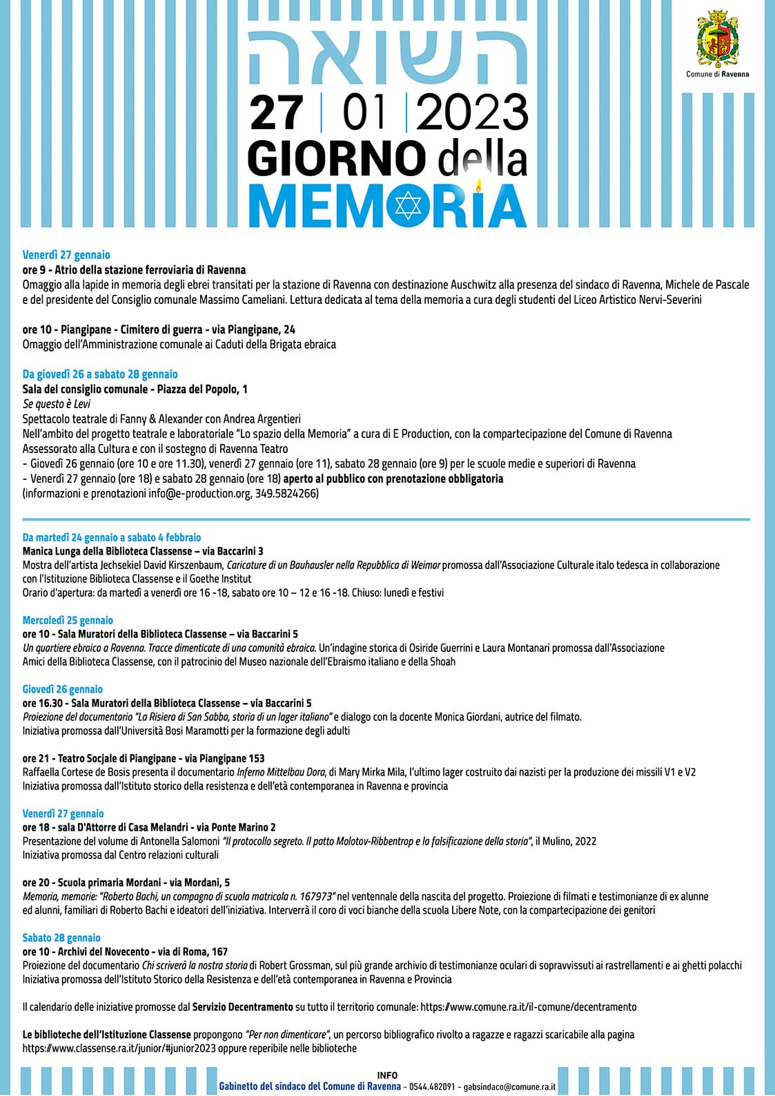 giorno memoria 23